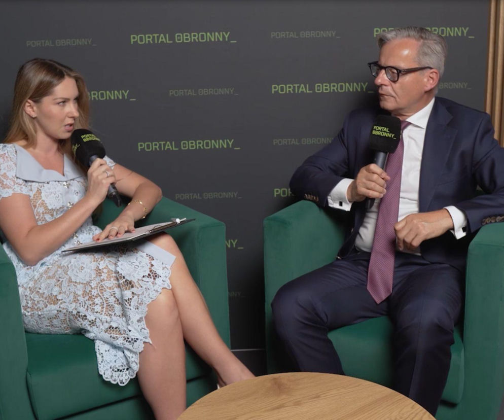 Dziennikarka Karolina Modzelewska i prezes BGK Mirosław Czekaj. Wywiad o obronności na SE Portal Obronny.