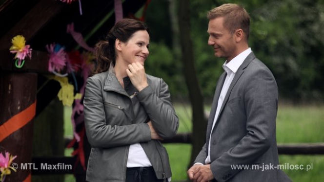 M jak miłość odc. 1075. Sonia (Marta Król), Andrzej (Krystian Wieczorek)