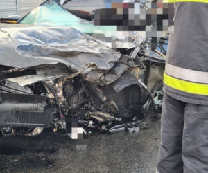 40-latek zginął na A1 wbijając się luksusowym Audi pod naczepę
