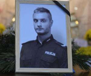 Pogrzeb Pawła Burdyla, policjanta z Jordanowa