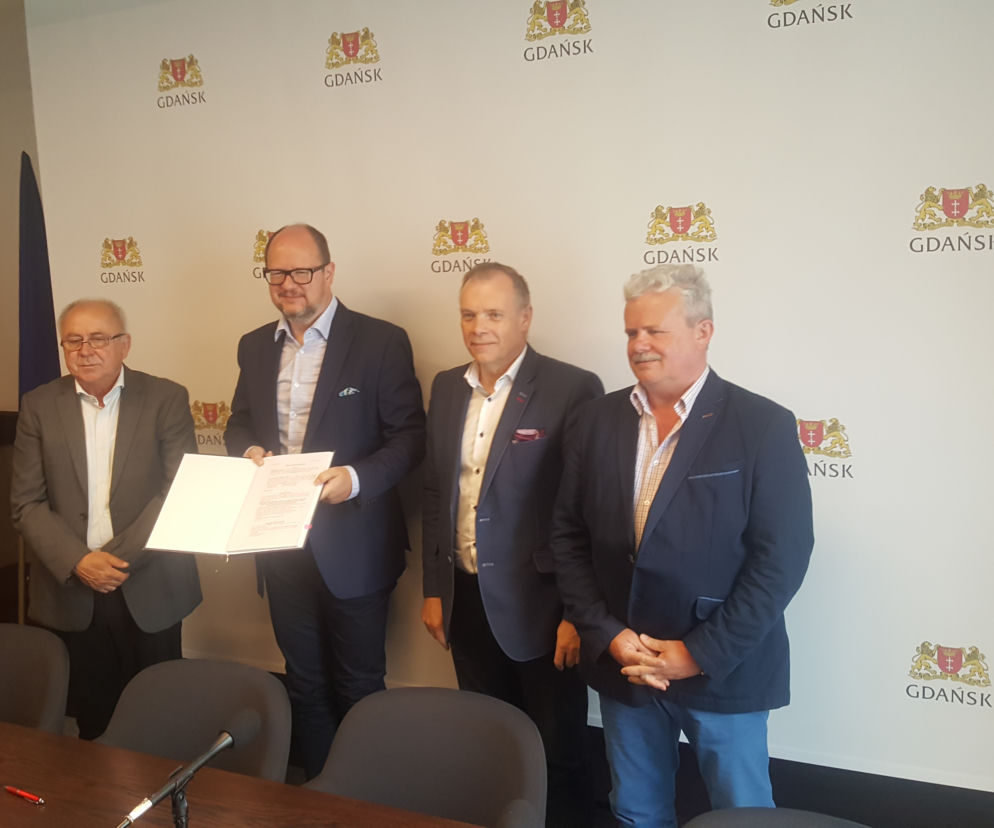 Podpisanie umowy na modernizację ulicy Grunwaldzkiej oraz Chłopskiej w Gdańsku