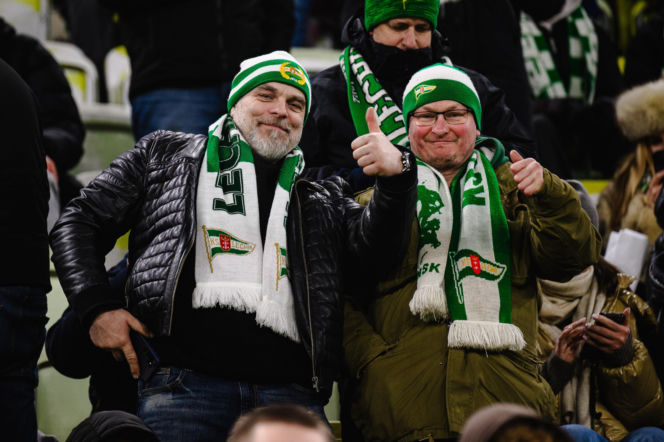 Lechia Gdańsk - Cracovia, zdjęcia kibiców z meczu 20. kolejki PKO BP Ekstraklasy