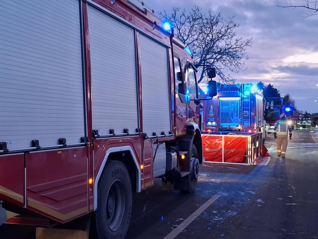 Duże straty po pożarze stodoły w Żegrówku w gminie Śmigiel