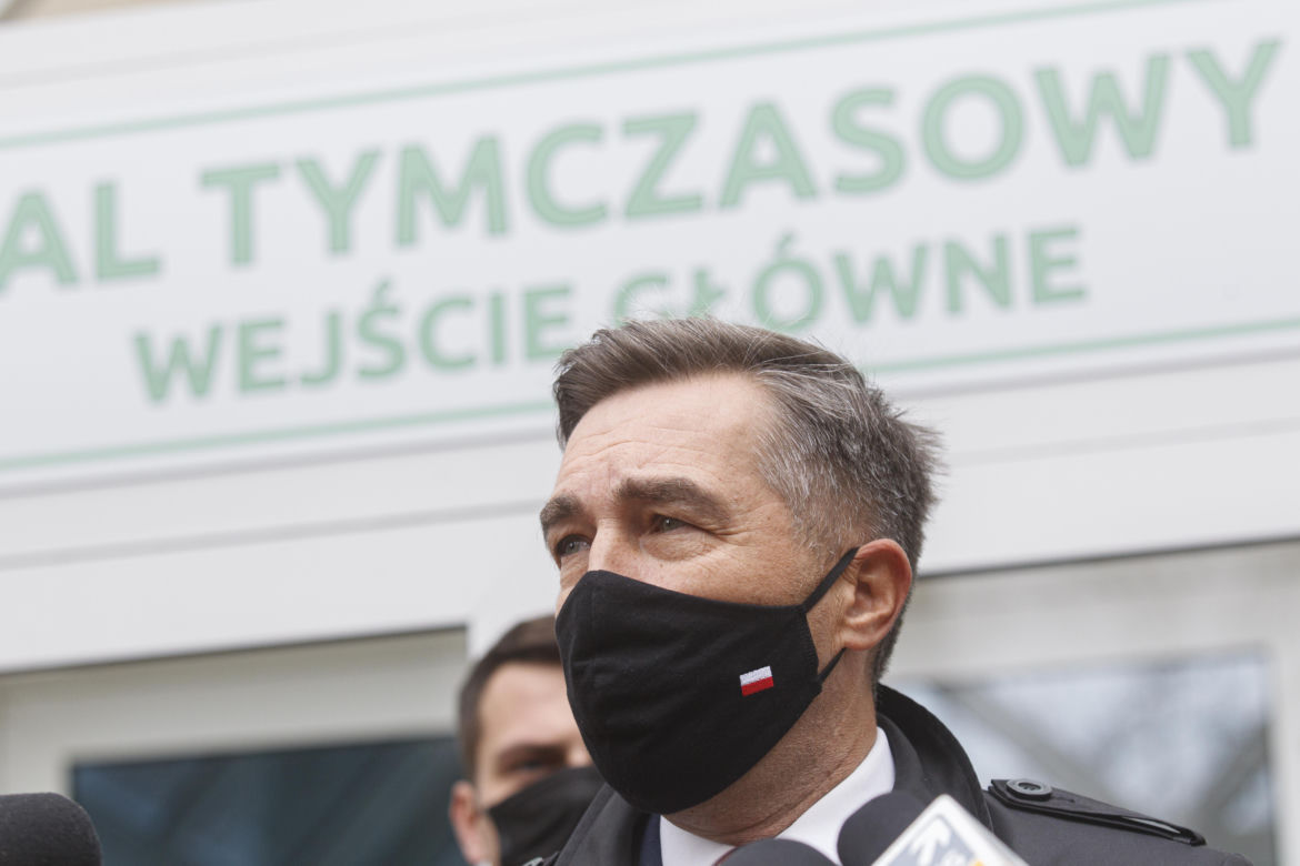 Otwarcie szpitala tymczasowego w Wałbrzychu