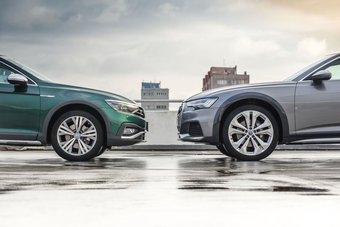Audi A6 allroad 50 TDI quattro tiptronic vs. Volkswagen Passat Alltrack 2.0 TDI 4Motion DSG7