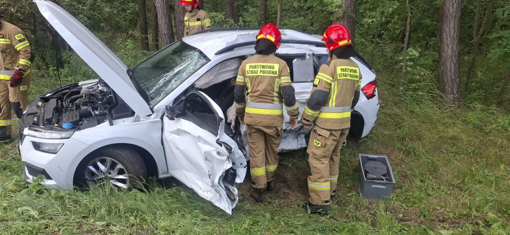 Wypadek na DK78 w Świętokrzyskiem
