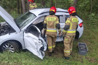 Wypadek na DK78 w Świętokrzyskiem