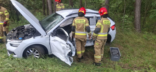 Wypadek na DK78 w Świętokrzyskiem