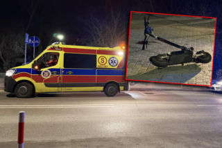 Dramat nastolatka na hulajnodze. Śmigłowiec lądował w środku miasta
