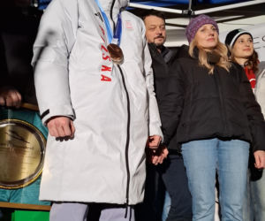 Powitanie Kacpra Tomasiaka w Bystrej 18.02.2026