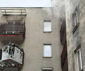 Tragiczny pożar na Pradze-Północ. Zwęglone zwłoki w mieszkaniu. Dwie osoby ranne w tym dziecko
