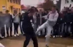 Uczniowie urządzili sobie „ustawkę” pod szkołą! Bójka na oczach tłumu. Nagrania trafiły do sieci