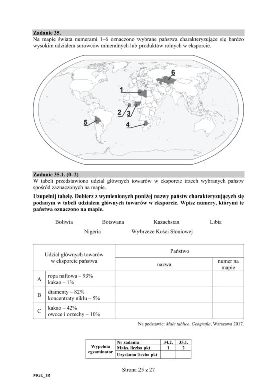 Matura 2020: Geografia. ARKUSZ CKE z geografii odpowiedzi z egzaminu 19.06.2020