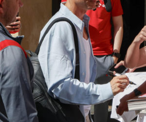 Robert Lewandowski na zgrupowaniu kadry we Wrocławiu