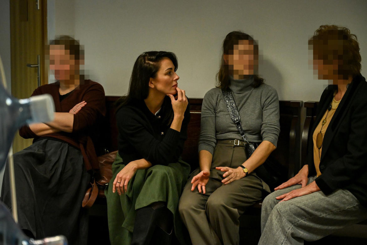 Katarzyna Wajda i Mateusz Wajda w sądzie