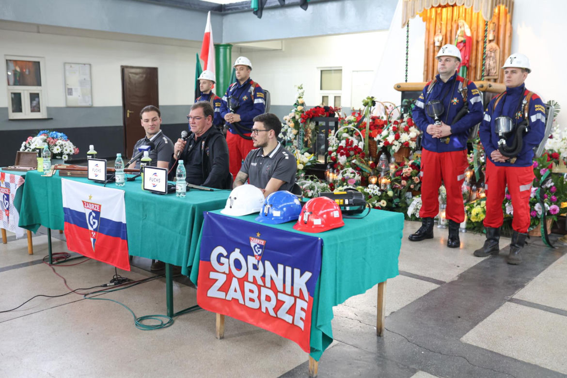 Górnik zawsze blisko górników