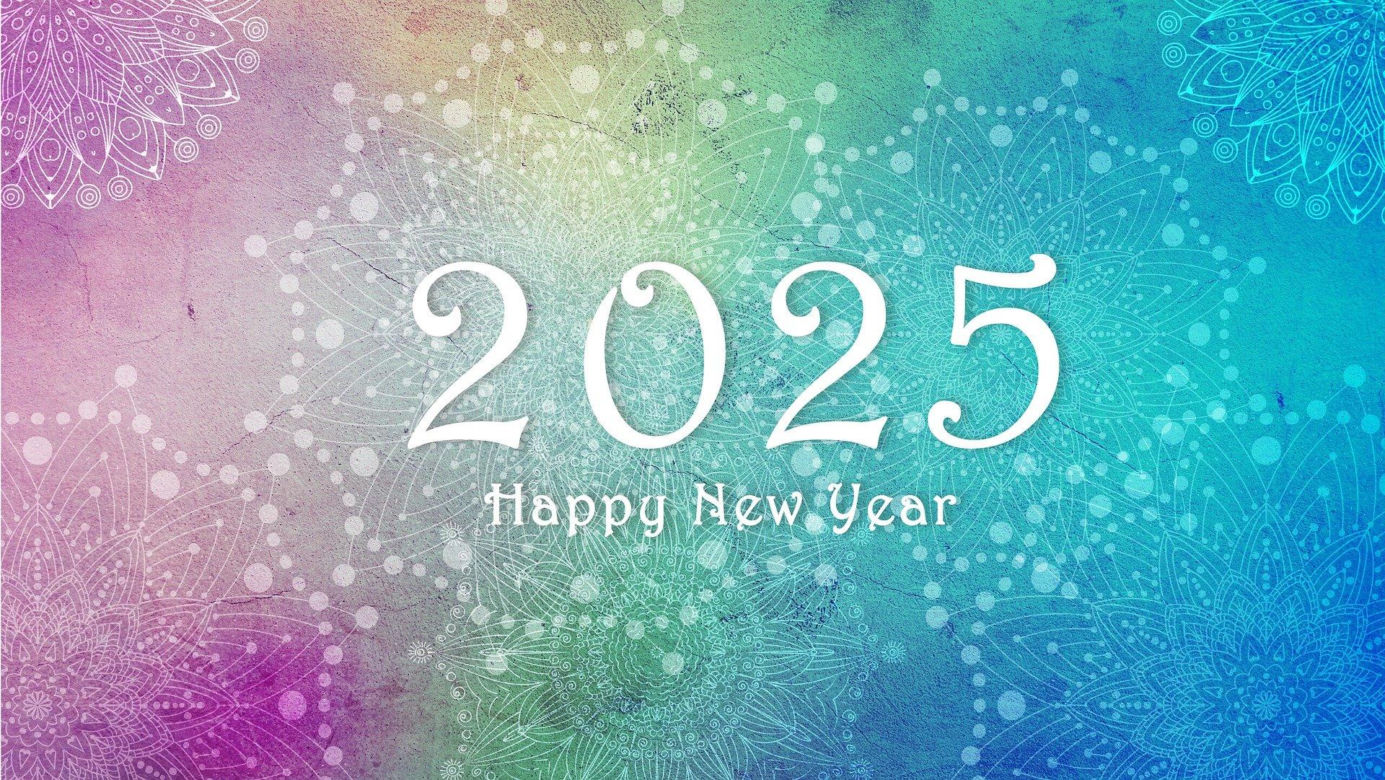 Kartki noworoczne 2025 z życzeniami