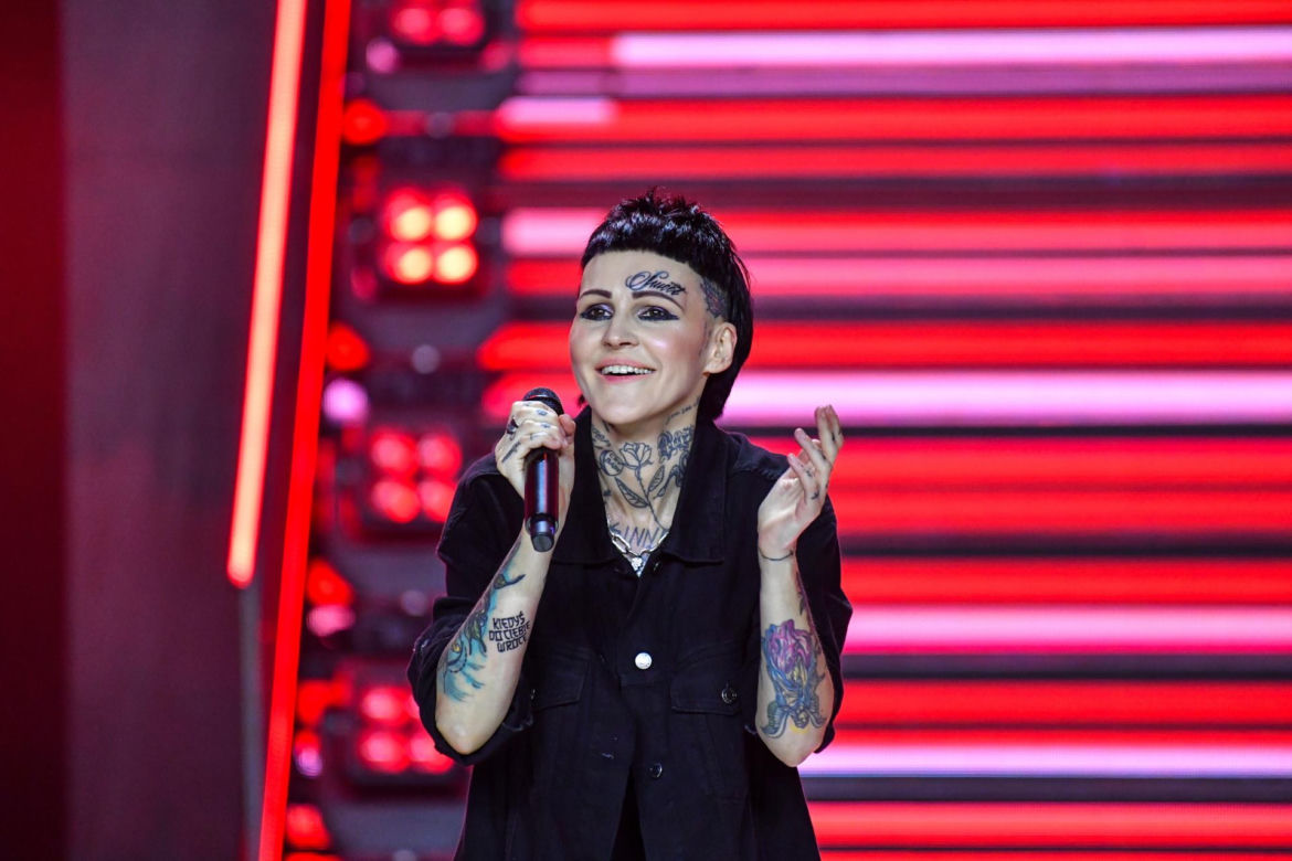 Nowy tatuaż na twarzy Agnieszki Chylińskiej podczas Top Of The Top Sopot Festival 