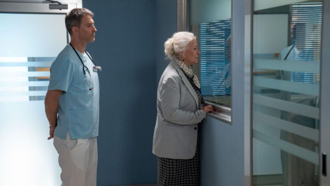 Na dobre i na złe odc. 977. Konstancja Kowalska (Agnieszka Mandat), Marcin Molenda (Filip Bobek)