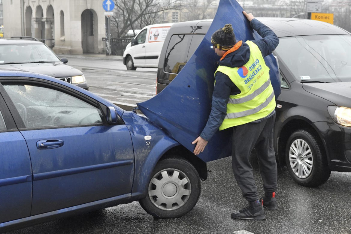 Wypadek na moście Poniatowskiego