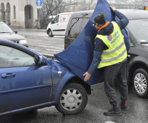 Wypadek na moście Poniatowskiego