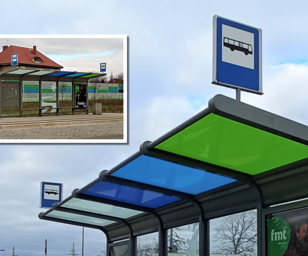 Przystanek-widmo w Szczecinie Zdrojach. Nigdy nie zatrzymał na nim się żaden autobus