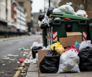 Kontenery stanęły na ulicach. Straż miejska ruszyła z kontrolami