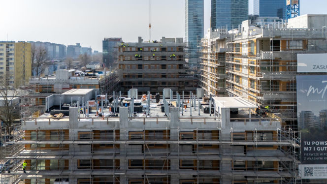 Inwestycja Apartamenty M7 w Warszawie w marcu 2026 r.