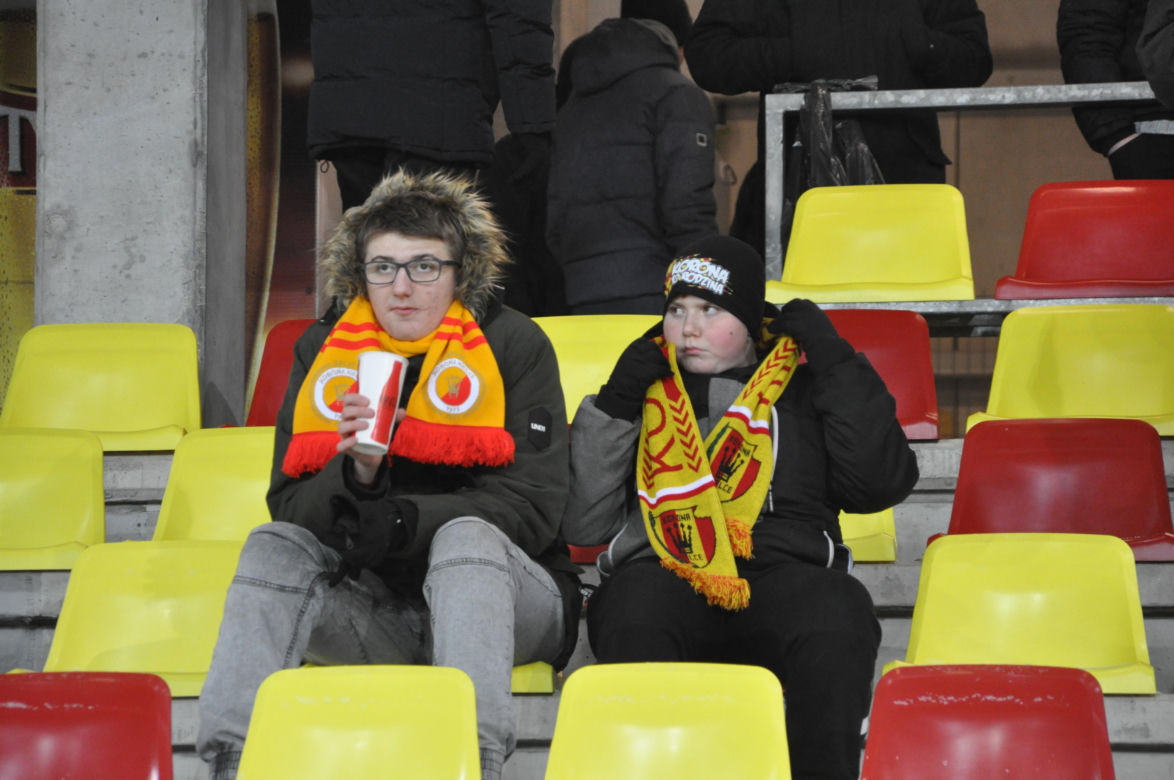 Korona Kielce - Lech Poznań. Zdjęcia kibiców na Suzuki Arenie
