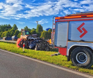 Makabryczny wypadek na autostradzie A4 pod Chrzanowem