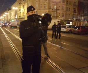 Protest na ul. Gdańskiej w Bydgoszczy