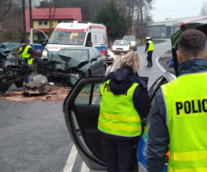 Wypadek pod Ostródą [ZOBACZ ZDJĘCIA]