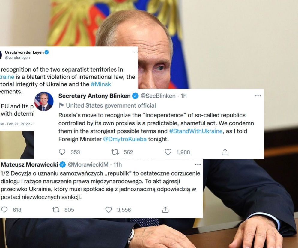 Komentarze po decyzji Putina: Mamy szaleńca z bombami atomowymi, rażące naruszenie prawa 