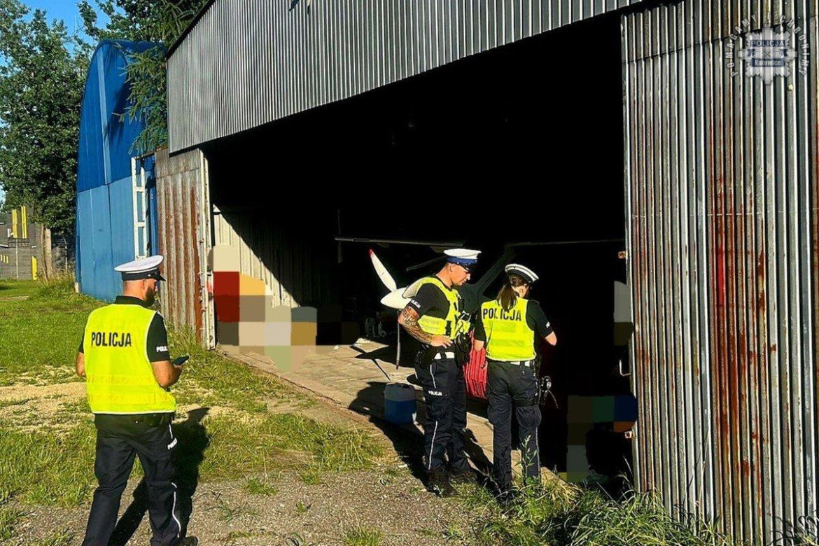 Katowice. Drogówka zatrzymała pilota samolotu! Wylądował, a później dziwnie się zachowywał