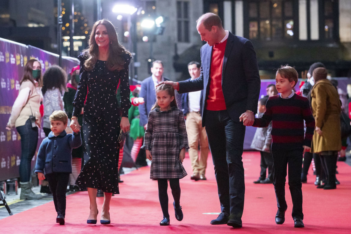 Kate Middleton i książę William z dziećmi