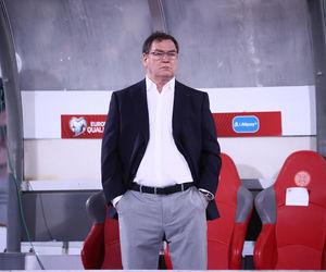 Jan Urban na meczu Malta - Polska