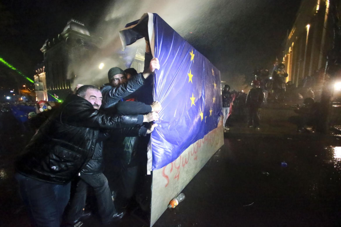 Protest w Gruzji. Masowe zatrzymania! 