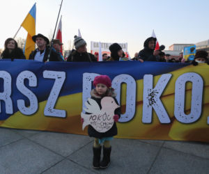 Kijów, Warszawa - wspólna sprawa!. Mieszkańcy stolicy na antywojennych protestach