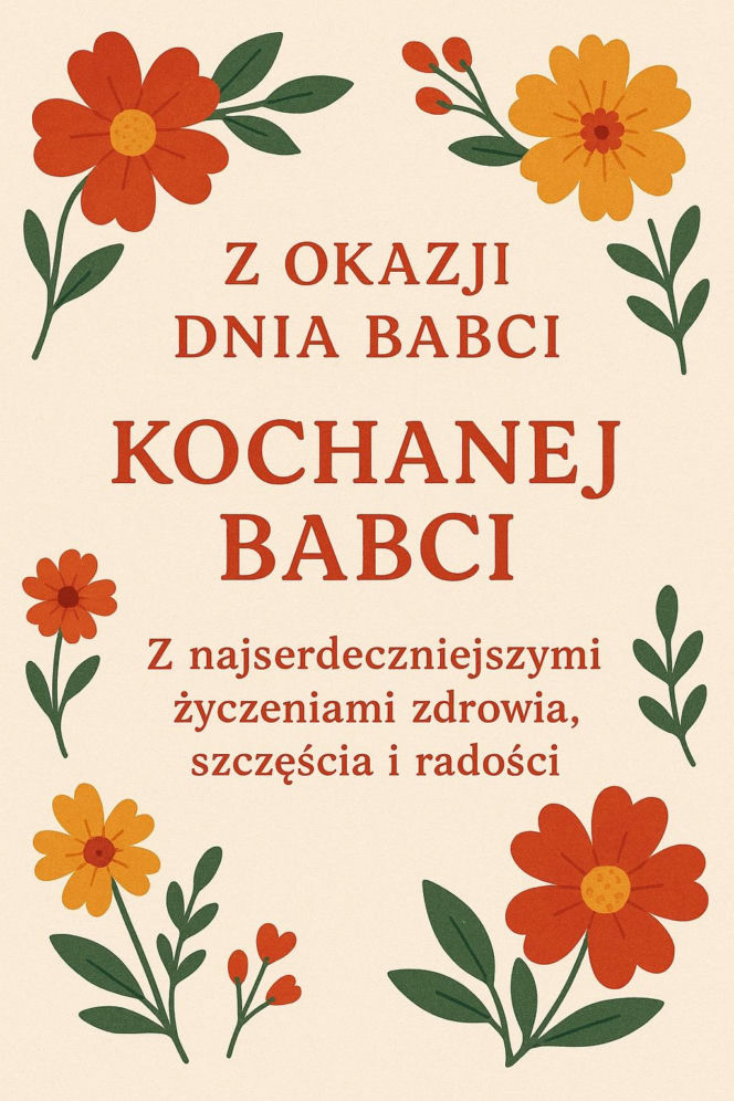 Kartki na Dzień Babci. Piękne życzenia dla babci