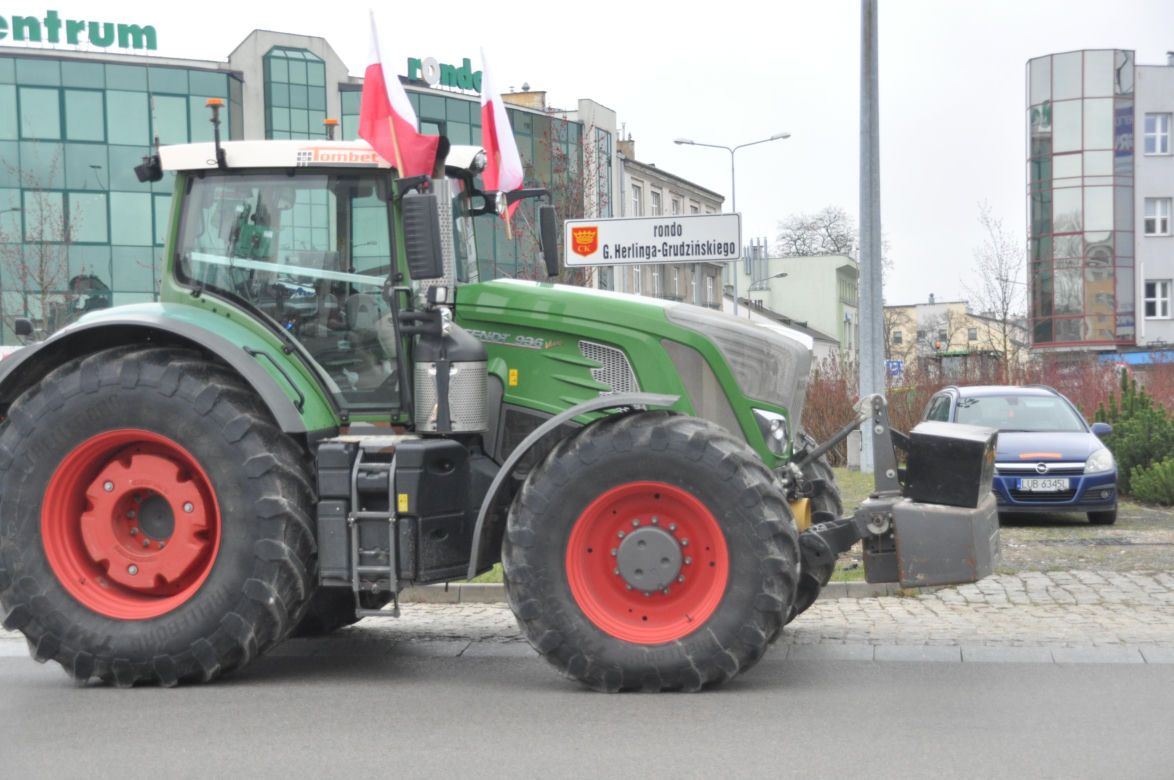 Strajk rolników w Kielcach. 14 marca 2024