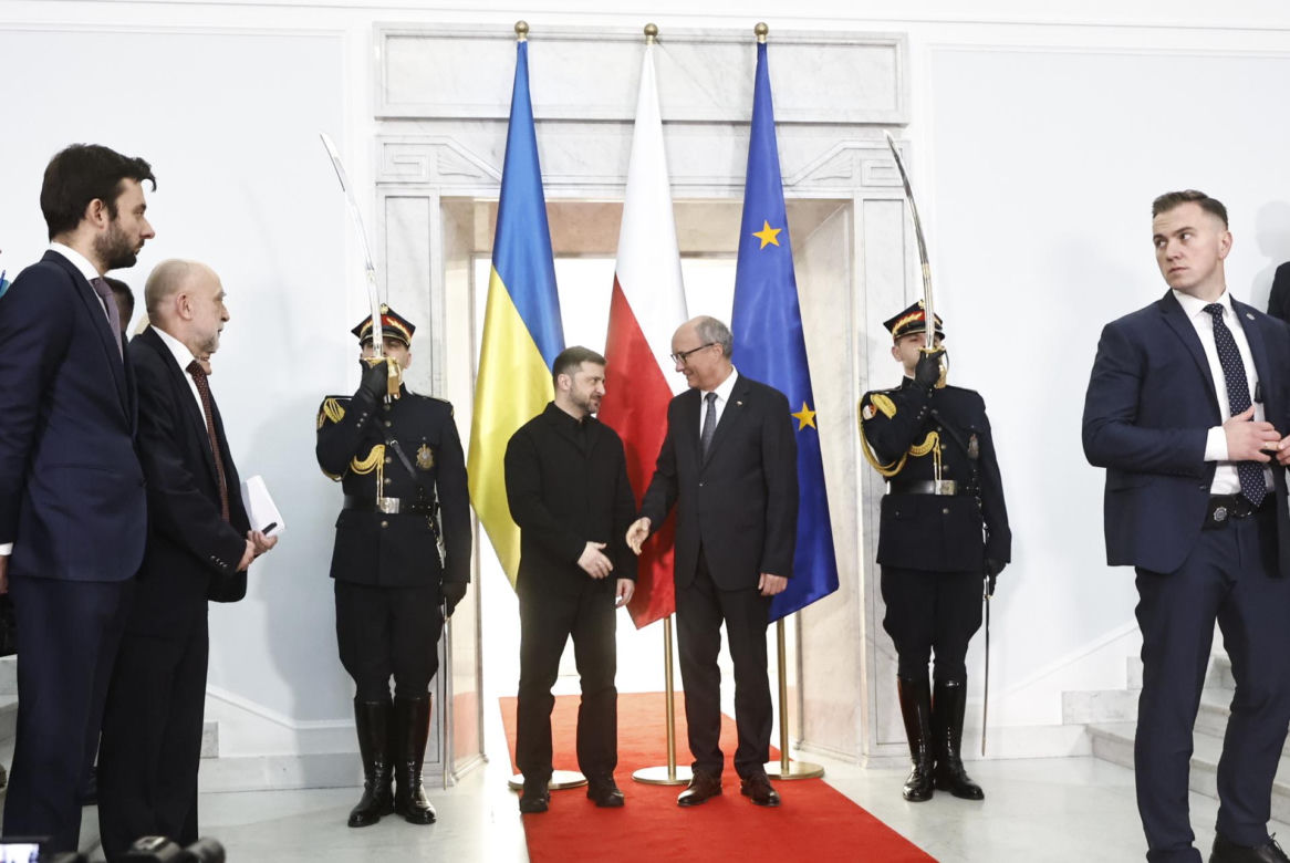 Wołodymyr Zełenski w polskim Sejmie