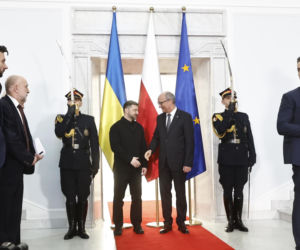 Wołodymyr Zełenski w polskim Sejmie