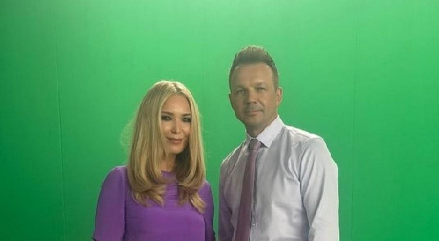 Barwy szczęścia nowa czołówka. Karolina (Marta Dąbrowska), Bruno (Lesław Żurek)