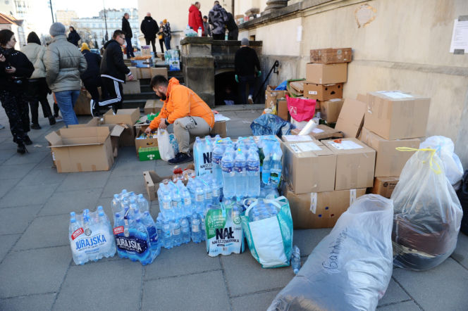 Warszawa w pierwszych dniach po rosyjskiej inwazji na Ukrainę