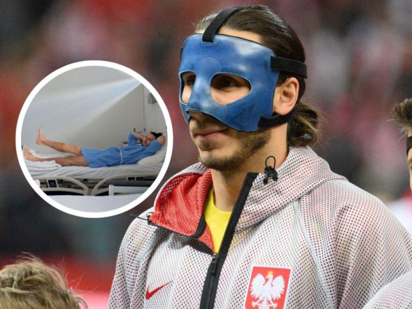Kamil Grabara pokazał się na szpitalnym łóżku. Nie będę kłamał, poruszająca wiadomość
