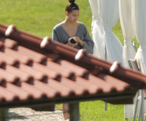 Julia Wieniawa i Baron. Najpierw masaż potem na konia.