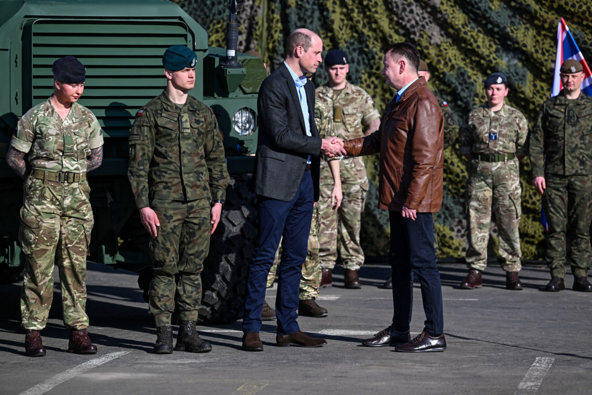 Książę William z wizytą w Polsce. Odwiedził żołnierzy w Rzeszowie