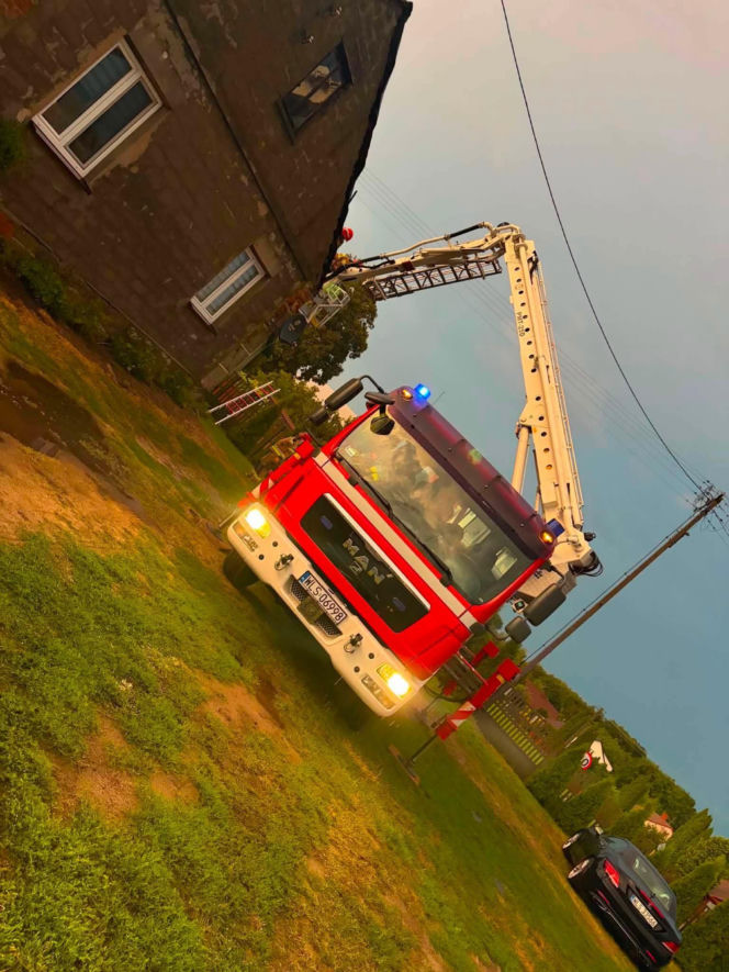 Burze z gradem i silny wiatr w powiecie łosickim
