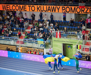 Halowe Mistrzostwa Świata w Lekkoatletyce Kujawy Pomorze 26 w Toruniu. Zdjęcia kibiców i zawodników z 1. dnia imprezy