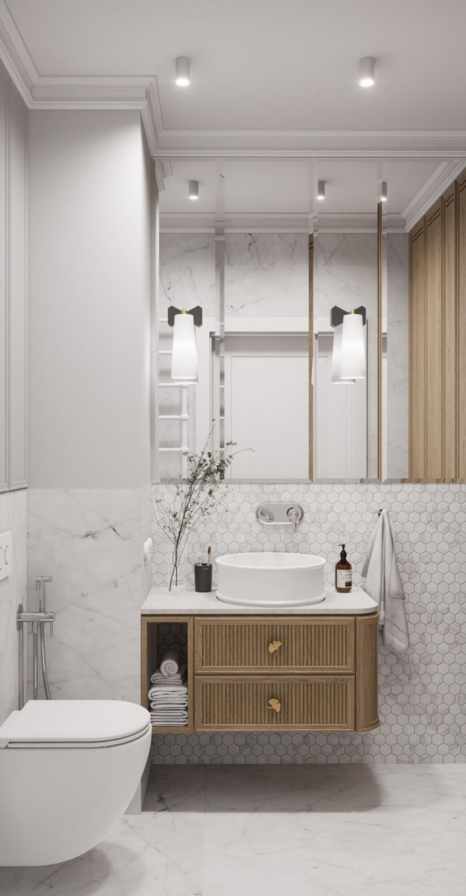 Kaszmirowe mieszkanie w gdańsku - projekt Renata Michałowicz